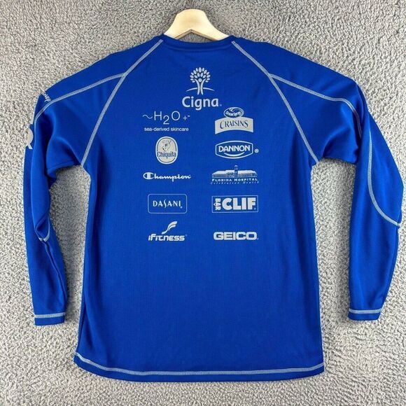 Champion Disney Half Marathon Shirt Mens Small Blue 2012 Athletic Tee Double Dry - Picture 7 of 13